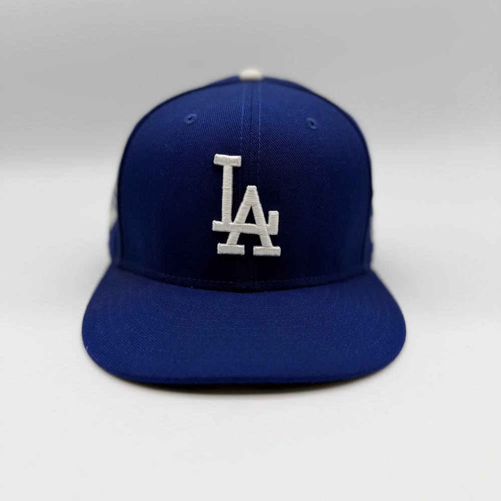 New Era 59FIFTY Los Angeles Dodgers 2017 World Series Patch Hat Blue 7 3/8